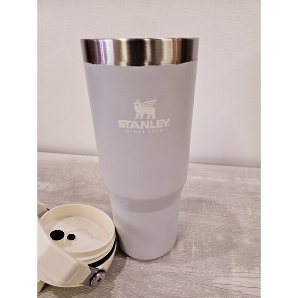 Stanley IceFlow 30oz Tumbler Gray / Silver Cup Handle No Straw - Picture 1 of 7
